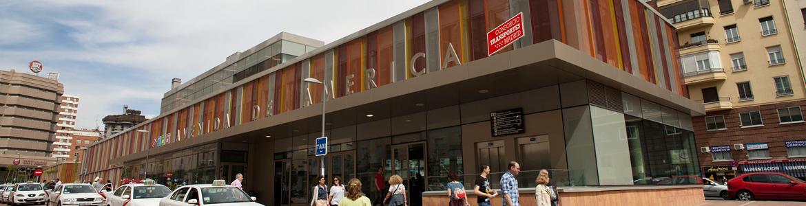 Exterior del intercambiador de Avenida de América