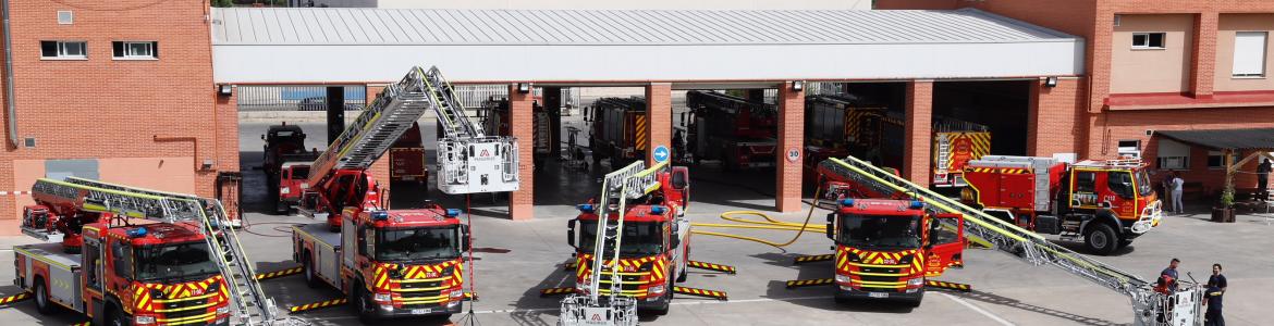 Camiones de bomberos Camiones de bomberos con escalas