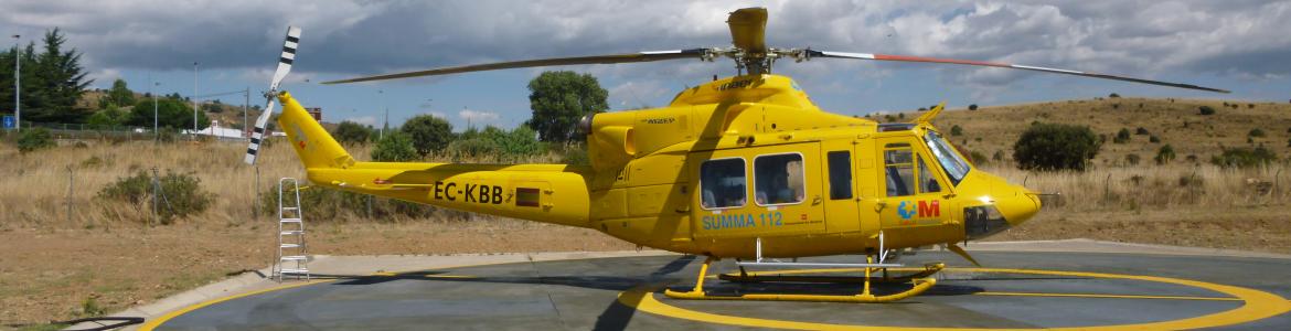 Helicoptero SUMMA Lozoyuela