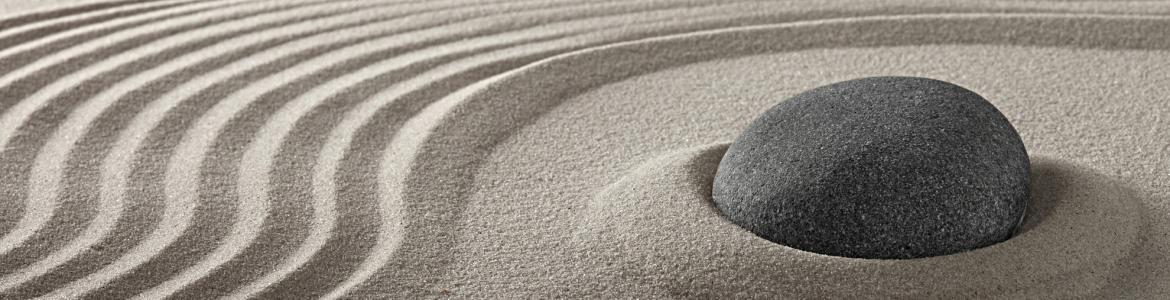 dejar las pastillas para dormir arena y piedra zen