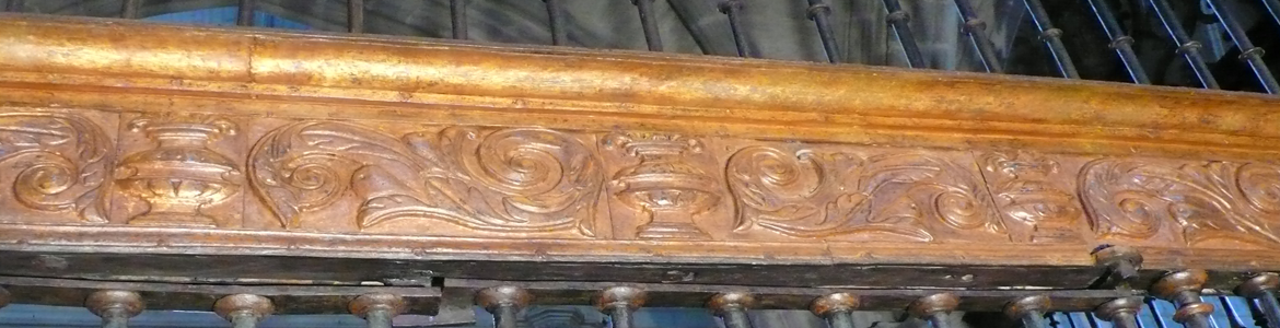 Reja de la capilla de la Anunciación o de Hernán López de Segovia Reja de la capilla de la Anunciación o de Hernán López de Segovia