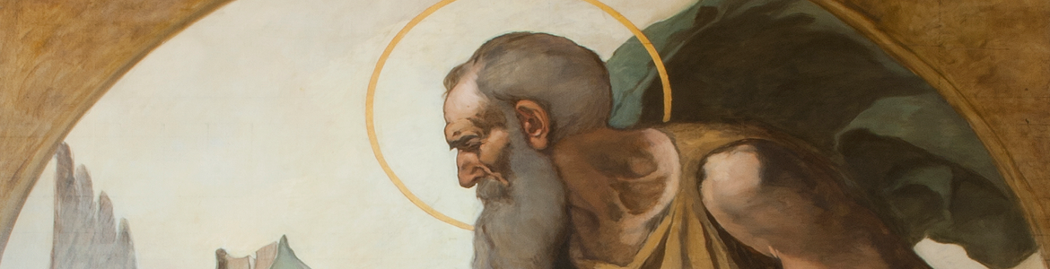 dos pinturas sobre lienzo de Eduardo Rosales, “San Mateo” y “San Juan Evangelista” Dos pinturas sobre lienzo de Eduardo Rosales, “San Mateo” y “San Juan Evangelista”