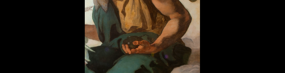Restauración de dos pinturas sobre lienzo de Eduardo Rosales, “San Mateo” y “San Juan Evangelista”