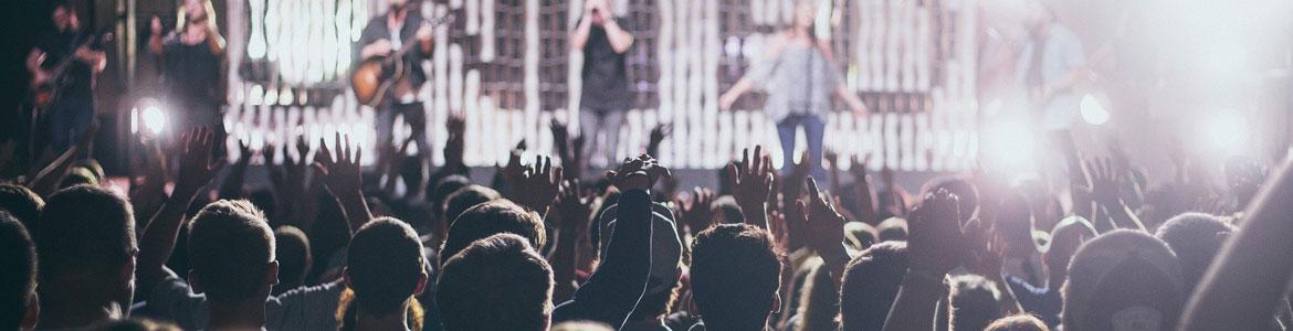 Personas en un concierto