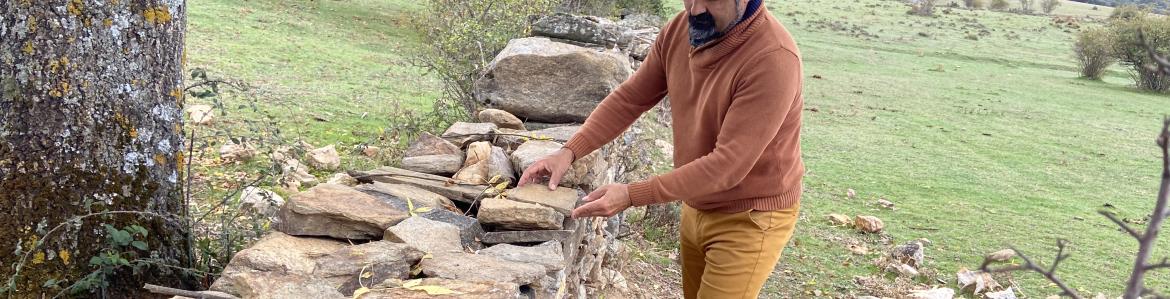 El proyecto plantea la participación de diferentes agentes del territorio como maestros de la piedra seca