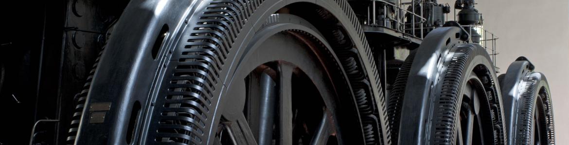 Sala de máquinas de la Antigua Central Eléctrica de Pacífico, en Madrid La Antigua Central Eléctrica de Pacífico, en Madrid