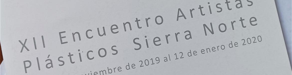 XIII Encuentro de artistas Sierra Norte portada encuentro