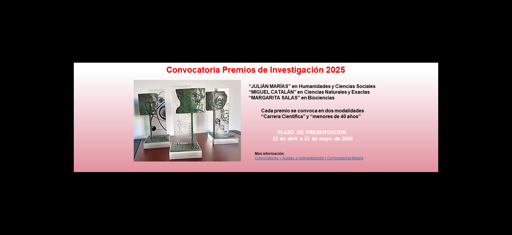 Imagen Premios Investigación 2025