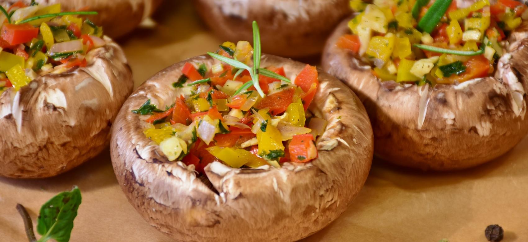 Champiñones rellenos