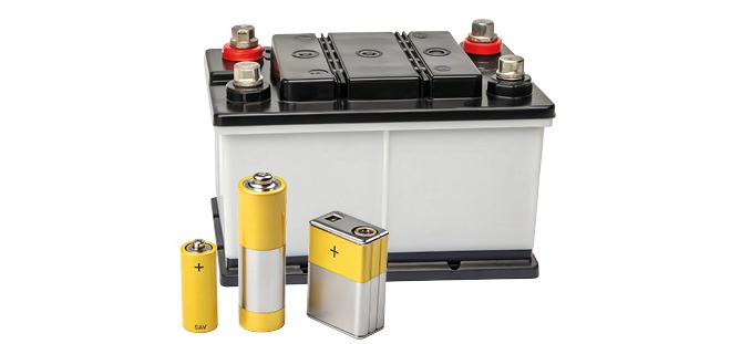 Icono residuos de pilas y baterías