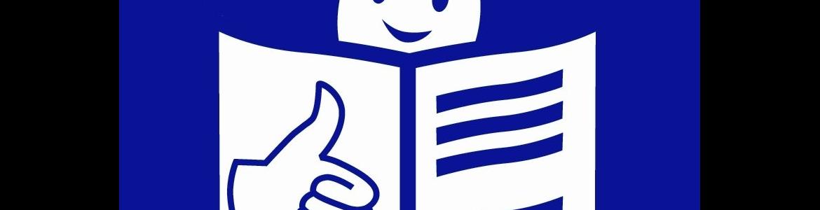 Logo lectura fácil Muñeco con lectura