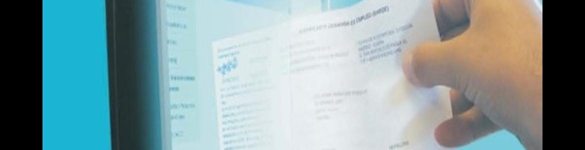 Gestiones Telemáticas Documento que sale de una pantalla de ordenador