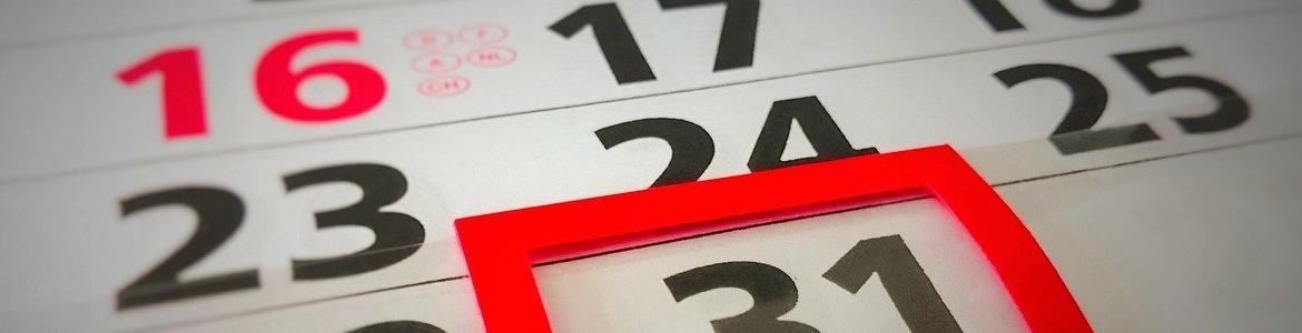 Calendario talleres envejecimiento activo Día marcado en un calendario