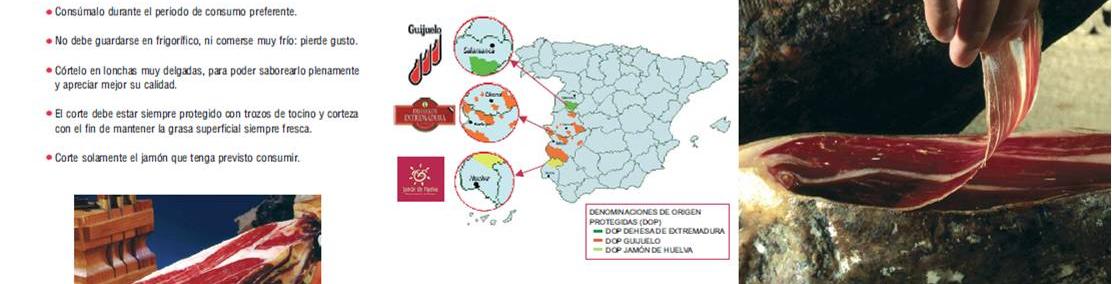 Imagen del folleto Ponga calidad en su mesa. El jamón ibérico