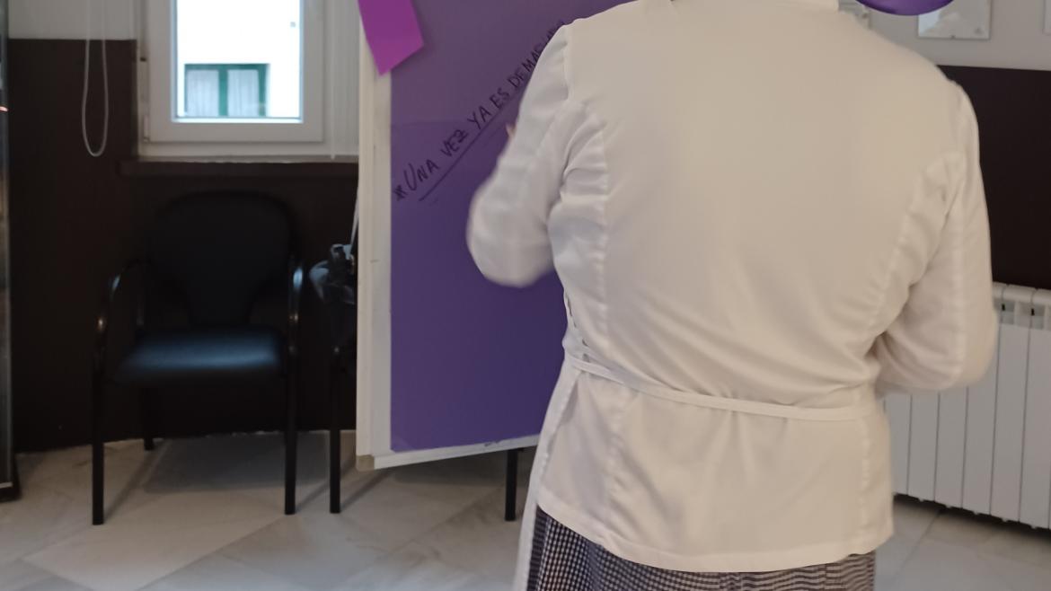 Profesional actividades Día Internacional Violencia contra la Mujer