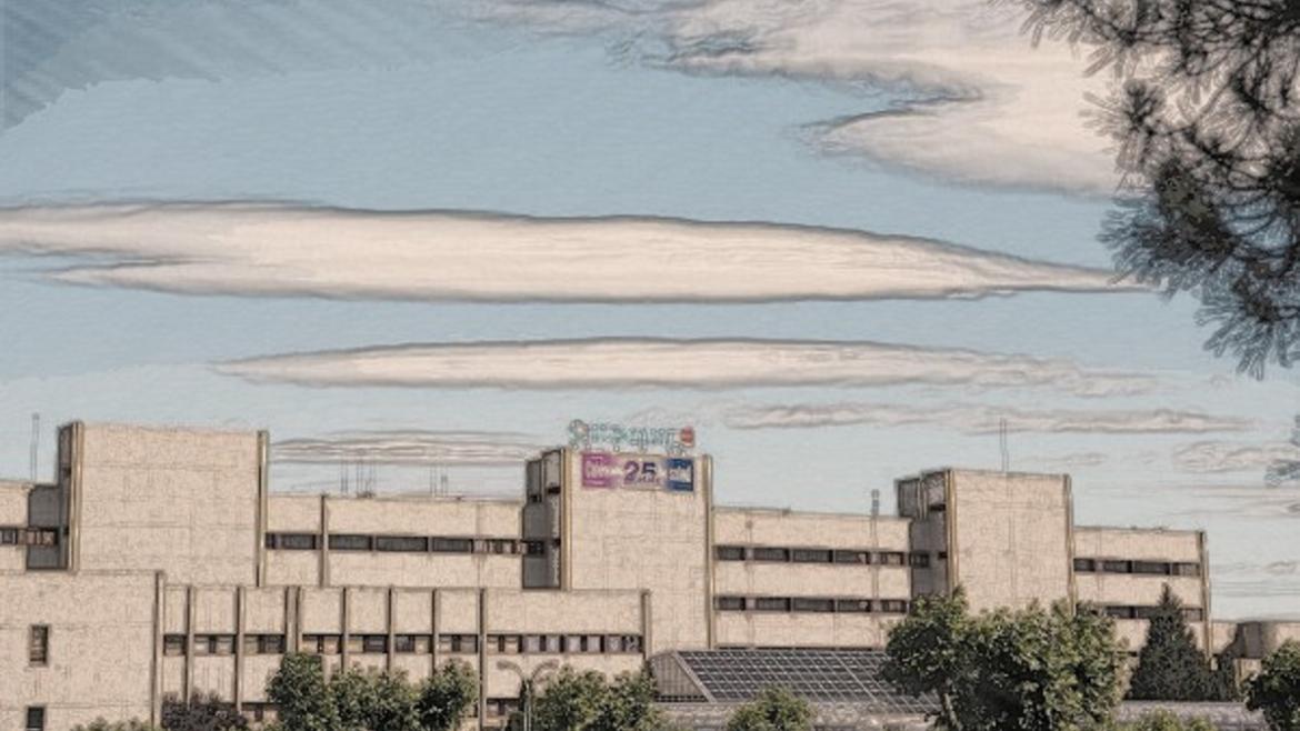 Fachada del Hospital de Getafe
