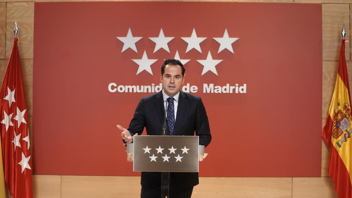 Ignacio Aguado, en rueda de prensa tras la reunión del Consejo de Gobierno
