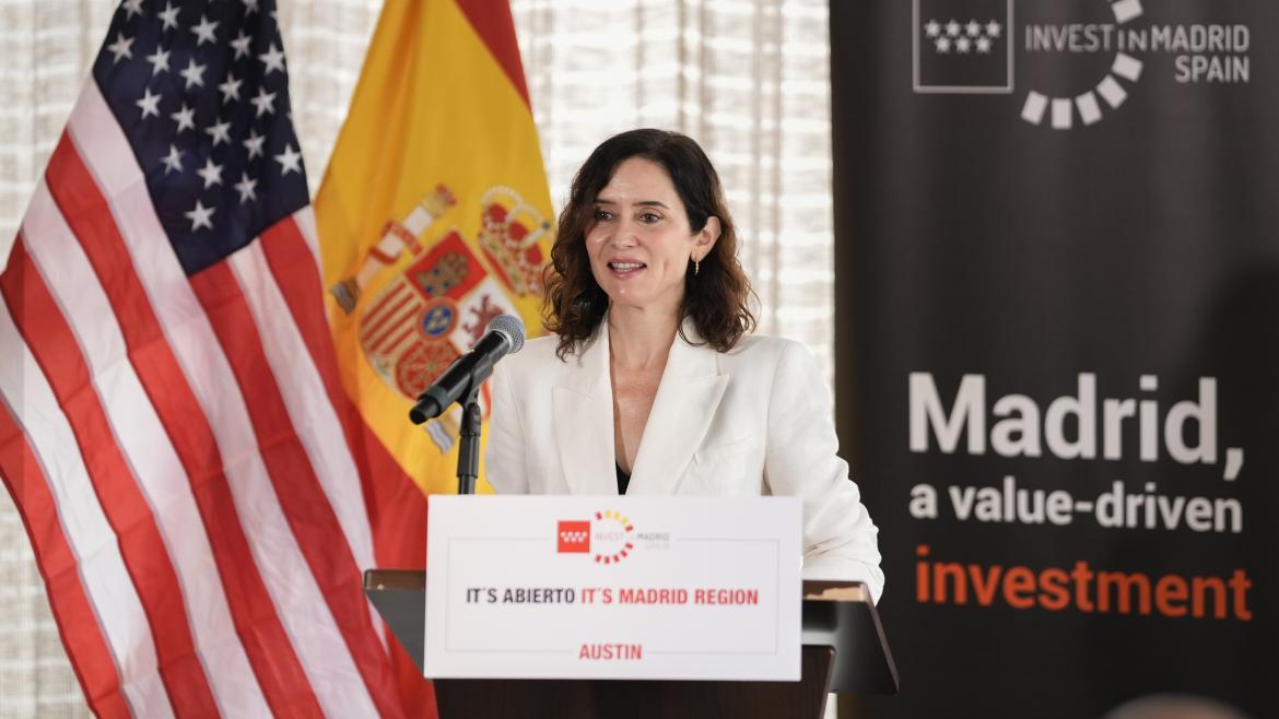 Díaz Ayuso anuncia un Nodo de Industria e Innovación en Defensa y Seguridad para uso militar y civil que sitúe a Madrid como “referencia” en Europa La presidenta Isabel Díaz Ayuso