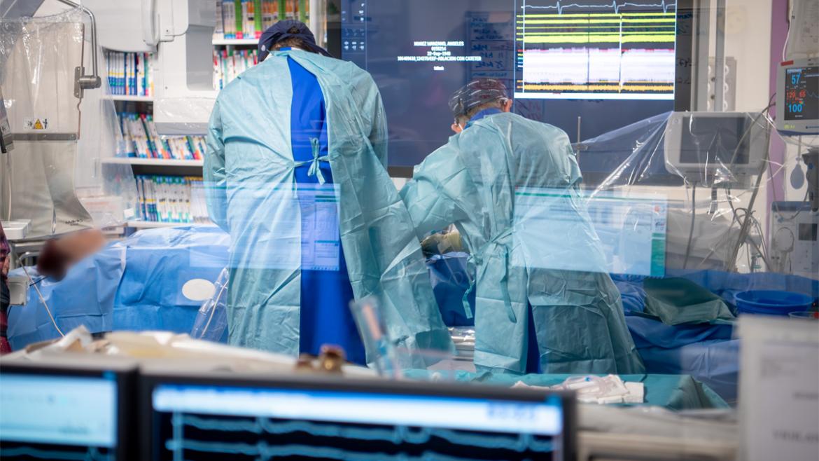 Equipo de hemodinámica