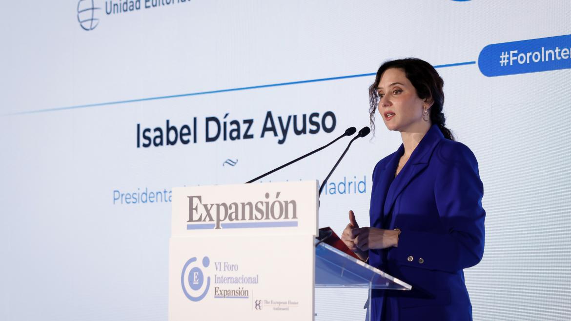 La presidenta Isabel Díaz Ayuso