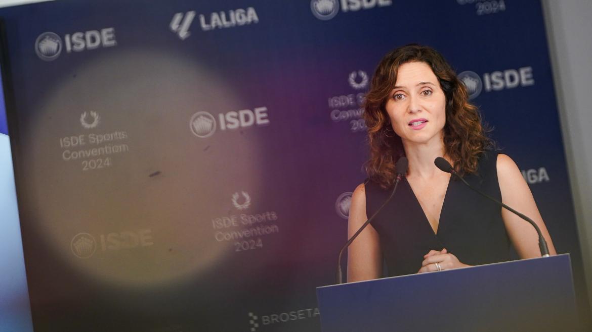 La presidenta en su intervención