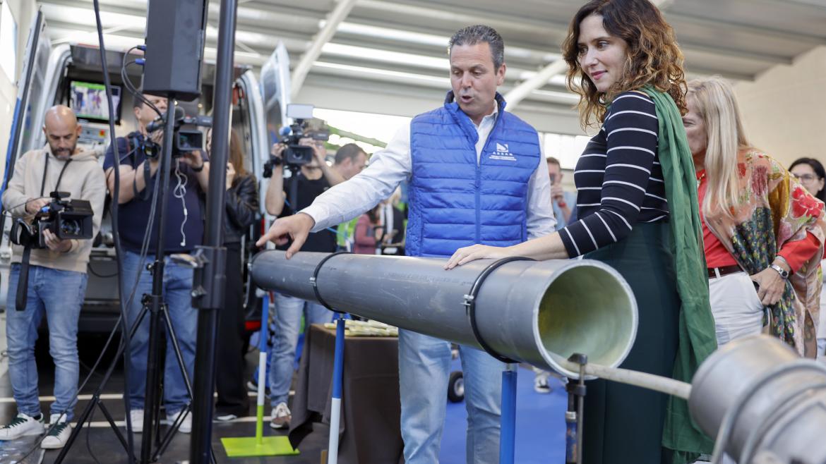 La presidenta en la visita 