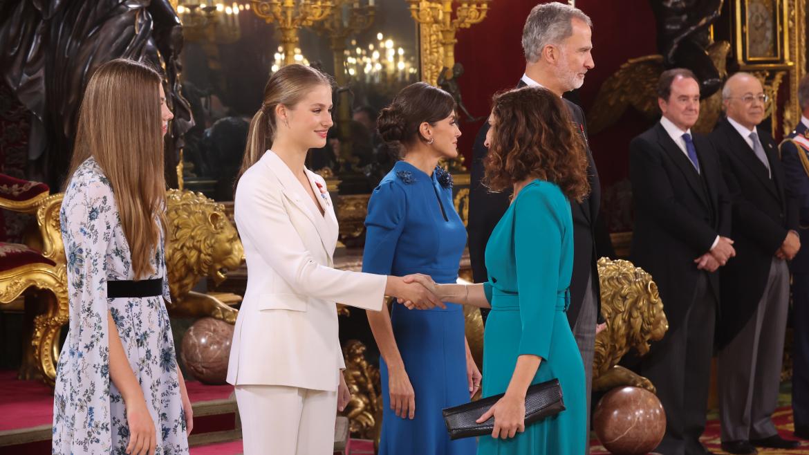 La presidenta con la princesa