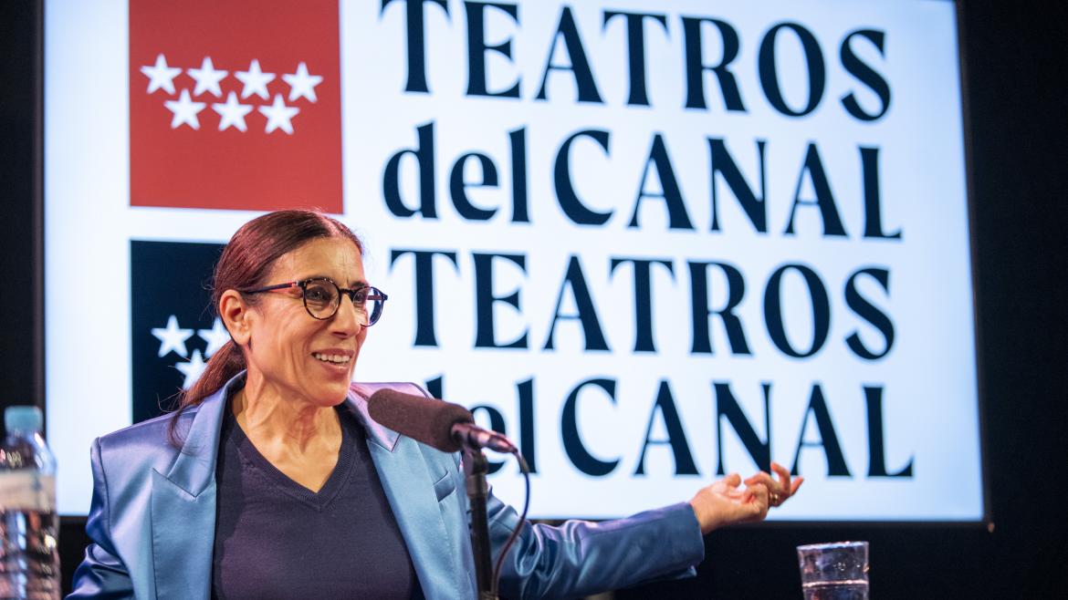 Blanca Li dando el balance