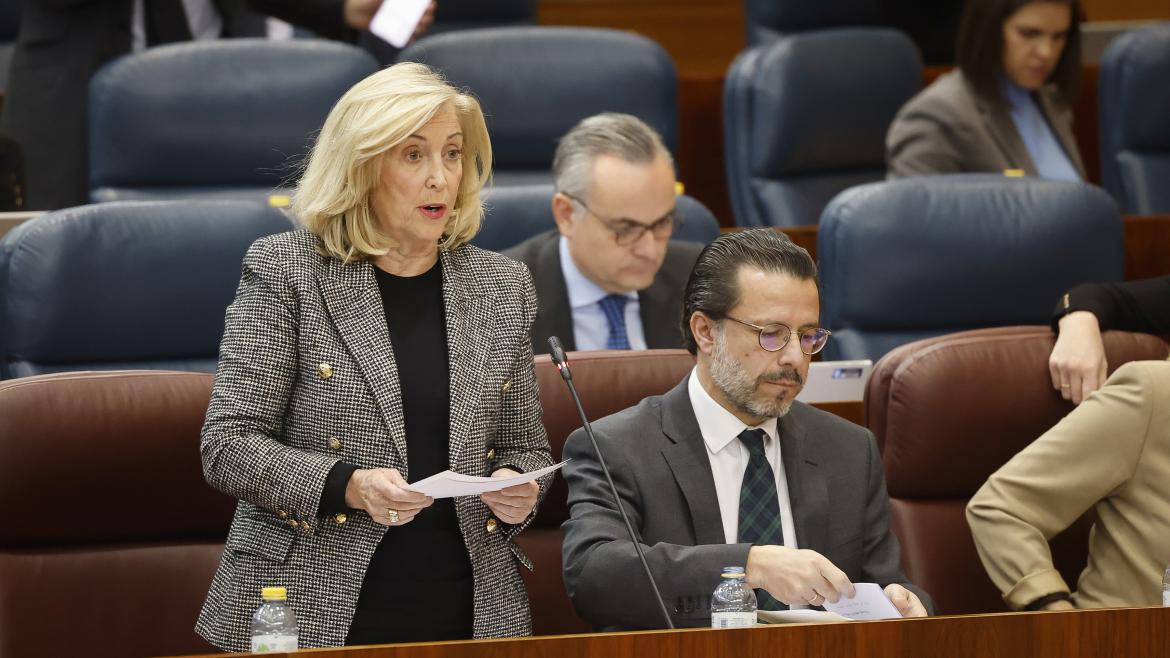 La consejera de Política Social en el debate de la Asamblea regional