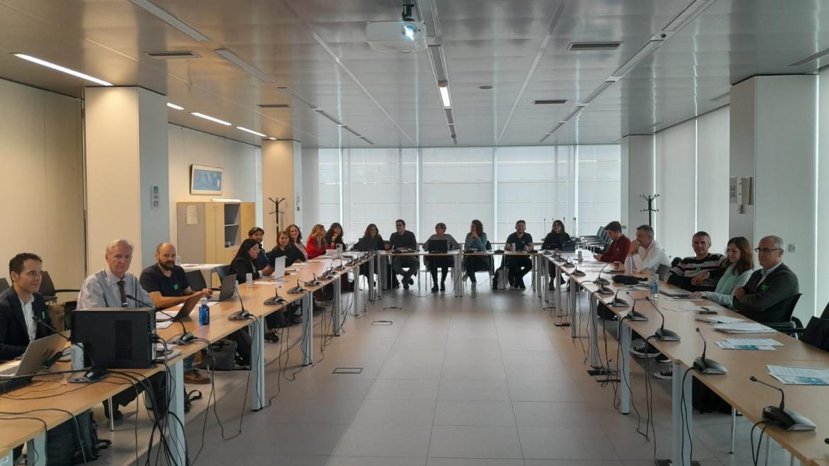 Pedro Valentín, taller sobre evaluación de riesgos para la exposición a nanopartículas en entornos laborales
