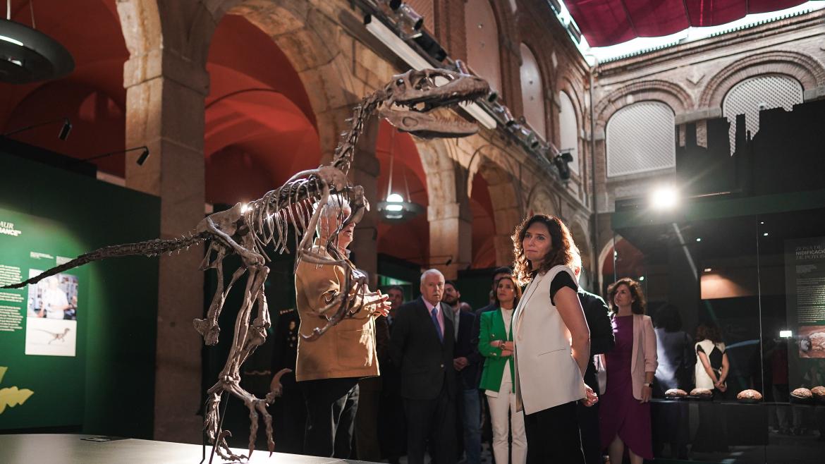 La presidenta durante la visita