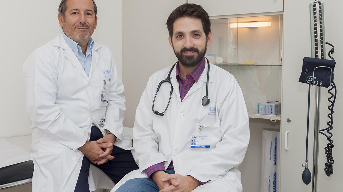 Los doctores Jorge del Toro y Pablo Demelo, del Hospital Gregorio Marañón Médicos del Hospital Gregorio Marañón