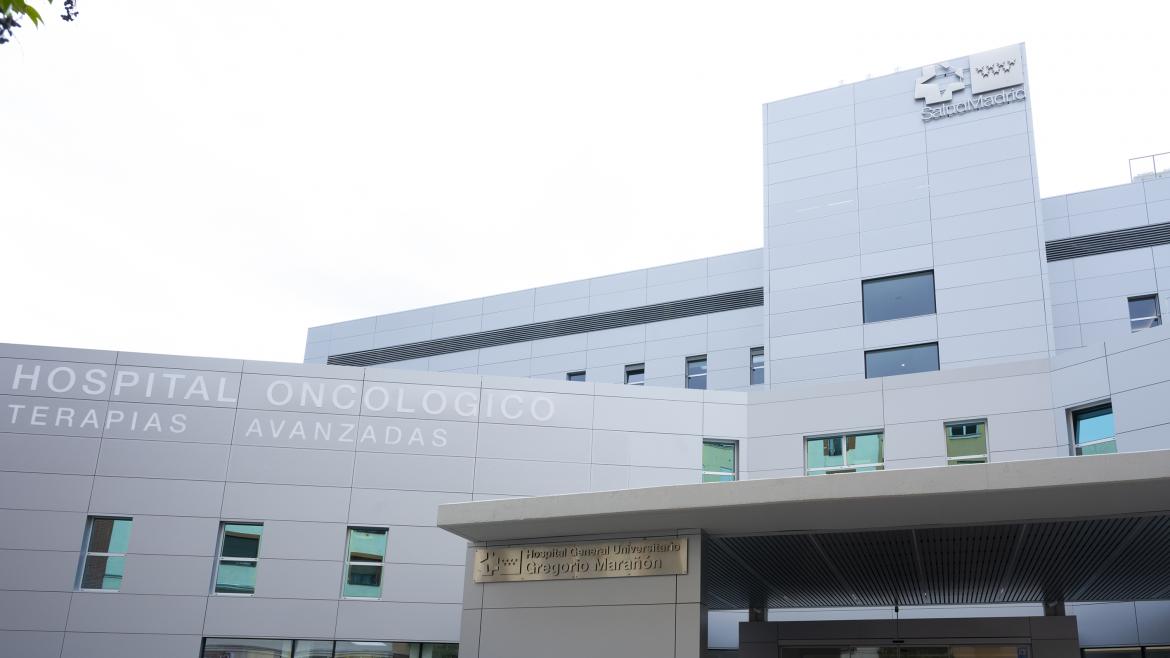 Fachada del Hospital Oncológico Gregorio Marañón Entrada del Hospital Oncológico Gregorio Marañón