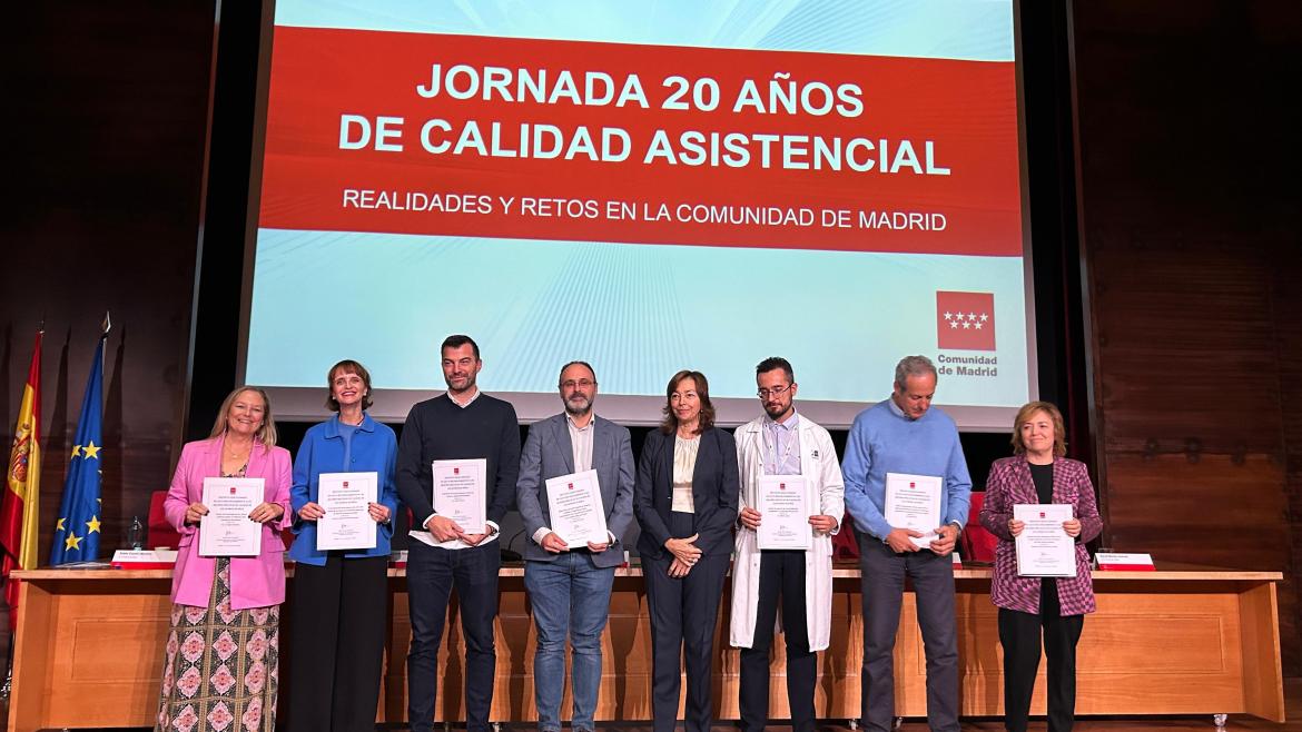 Foto de los profesionales distinguidos por sus mejores prácticas de calidad