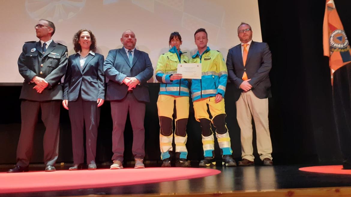 Reconocimiento al SUMMA 112 en el 32 Aniversario de la Protección Civil de Móstoles