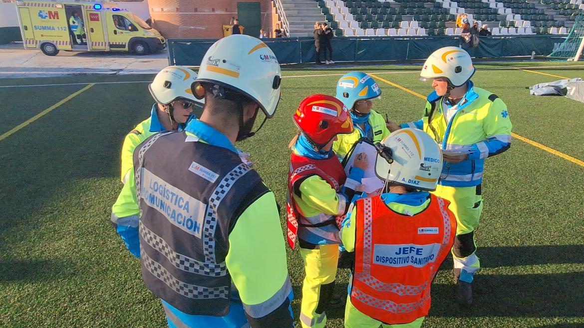 Imagen de archivo de un simulacro