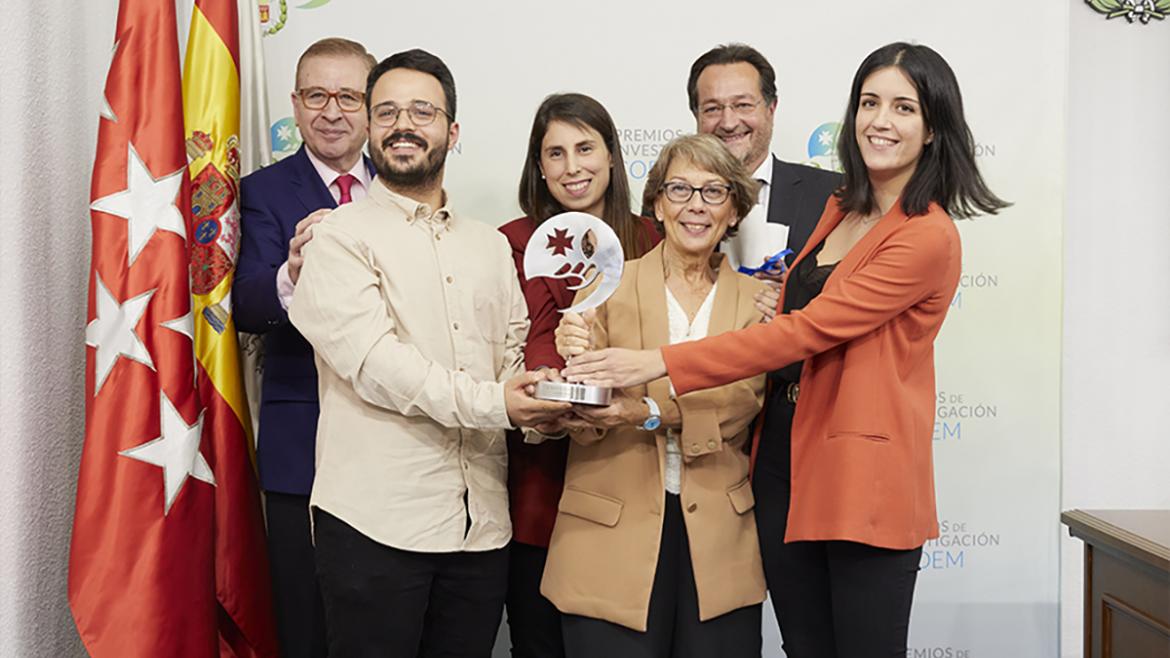Un equipo de Enfermería del Hospital Niño Jesús, galardonado en los VI Premios de Investigación del CODEM Equipo premiado del Hospital Niño Jesús