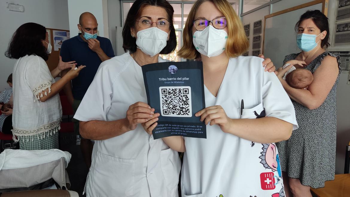 Profesionales del Centro de Salud Barrio del Pilar