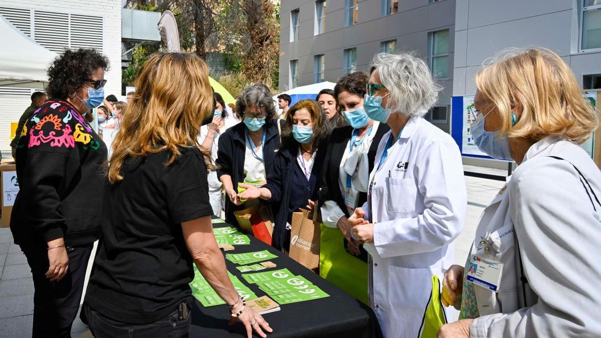 campaña informativa en el hospital gregorio marañón