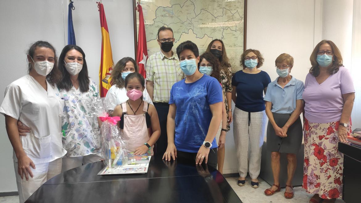 Leyre Ovejero, usuaria ganadora del Centro de Salud Presentación Sabio