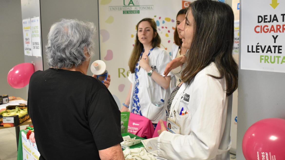 Día Mundial sin Tabaco en el Hospital de La Princesa