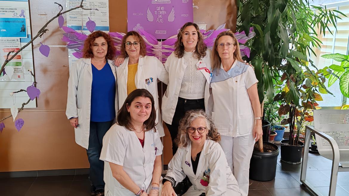 profesionales del centro de salud El Puerto