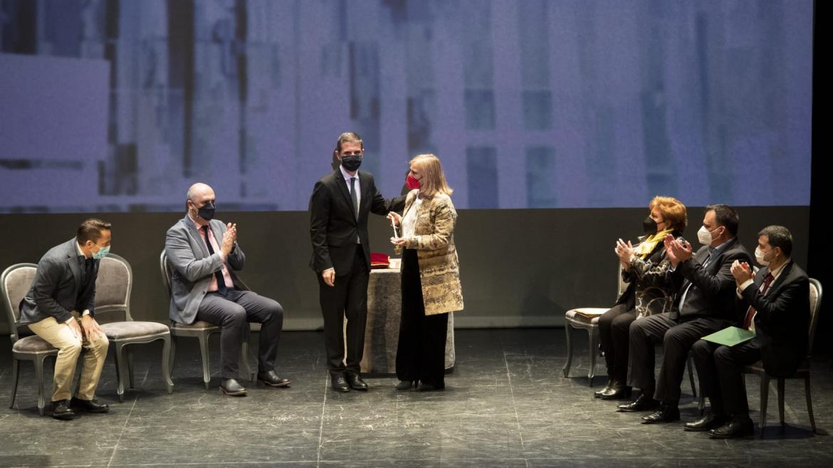 El acto tuvo lugar en el Teatro Salón Cervantes