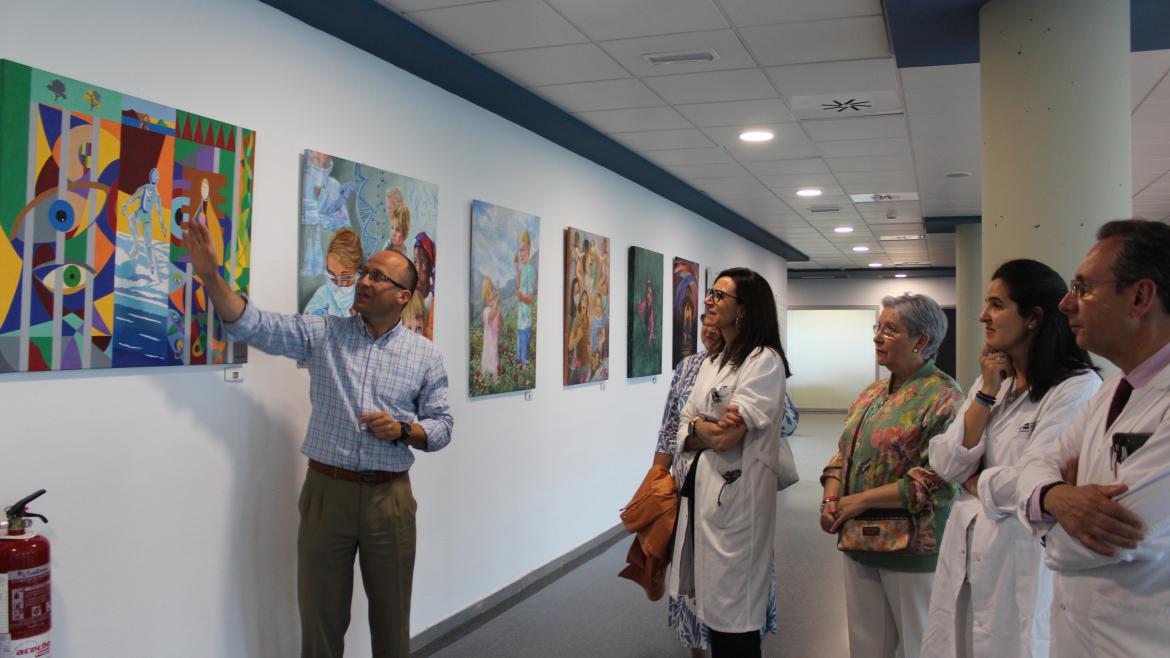 Exposición de arte solidario “Angelman: una mirada a la esperanza”