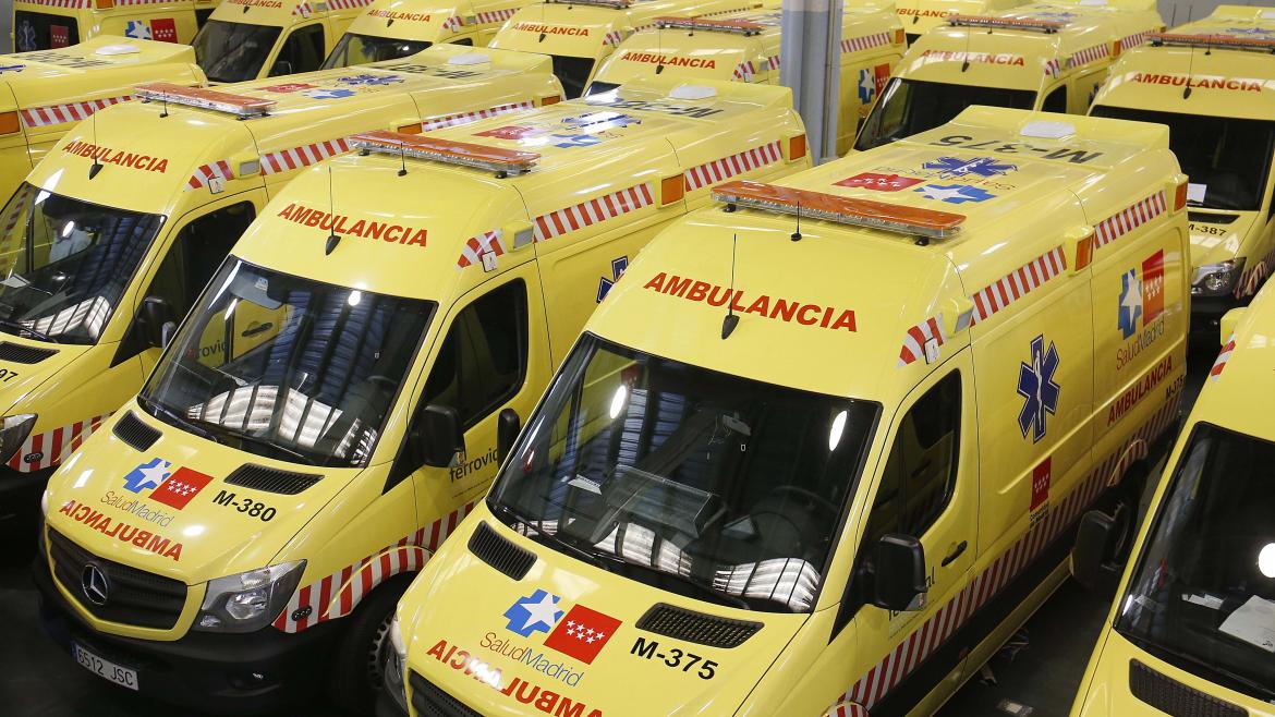 La Comunidad de Madrid pone a disposición de los madrileños 83 ambulancias con dos Técnicos para transporte sanitario urgente Flota de ambulancias del SUMMA112