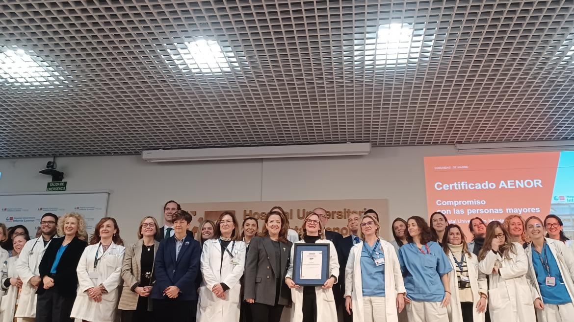 Entrega Certificación Compromiso con las Personas Mayores AENOR