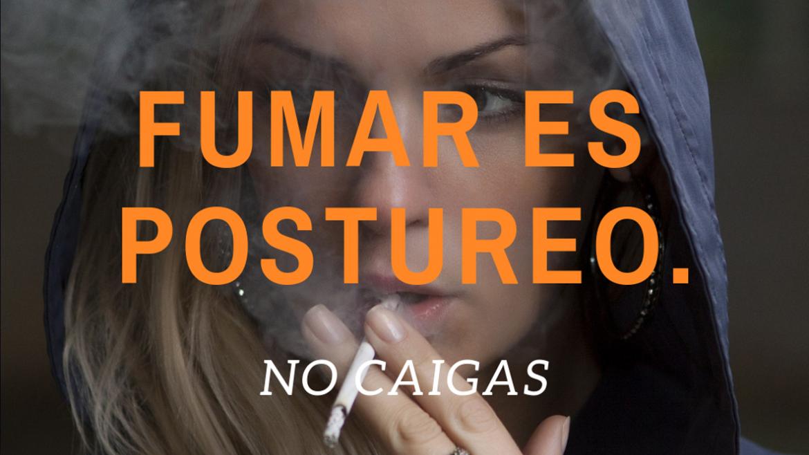 Fumar es postureo, no caigas