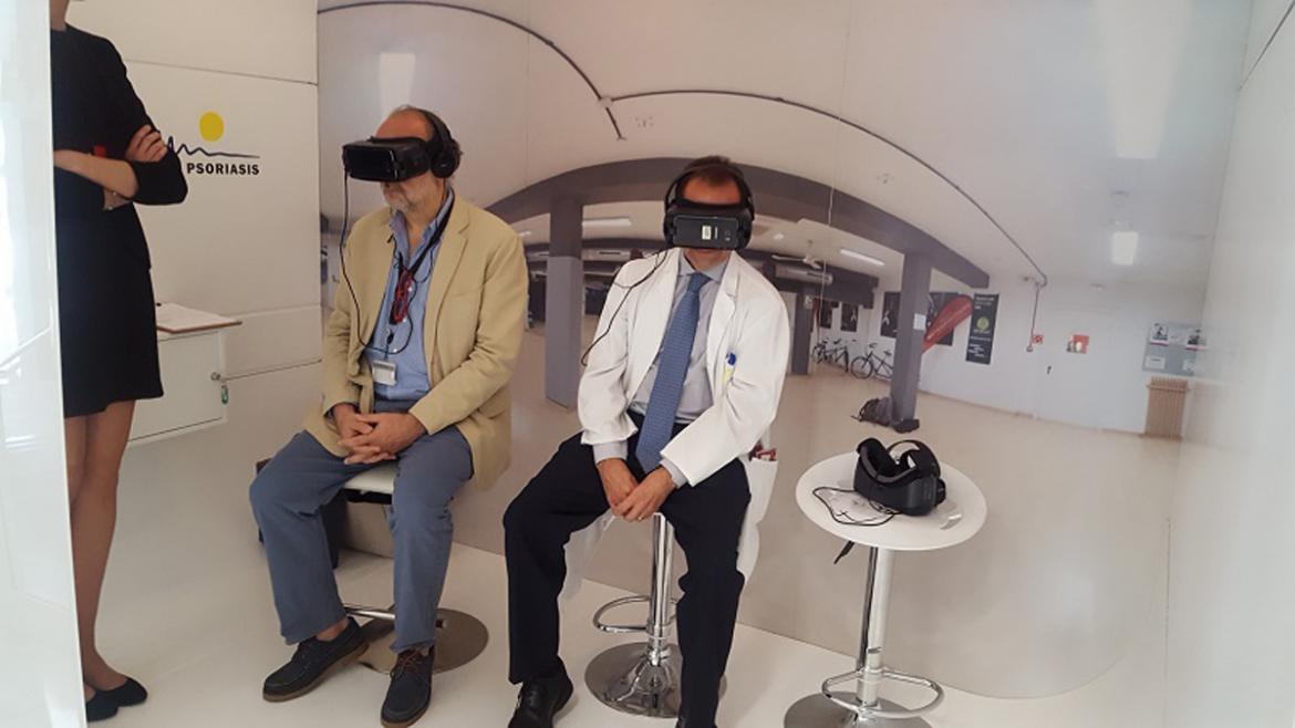 El Hospital de La Princesa da a conocer la psoriasis con gafas de realidad virtual El Hospital de La Princesa da a conocer la psoriasis con gafas de realidad virtual