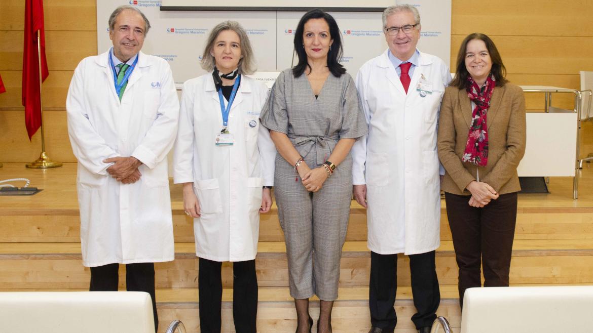 Foto de Familia de Participantes Jornada de Vacunación en el Hospital Gregorio Marañón