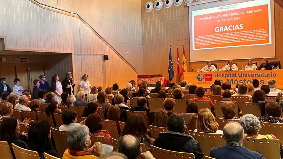Momento del homenaje